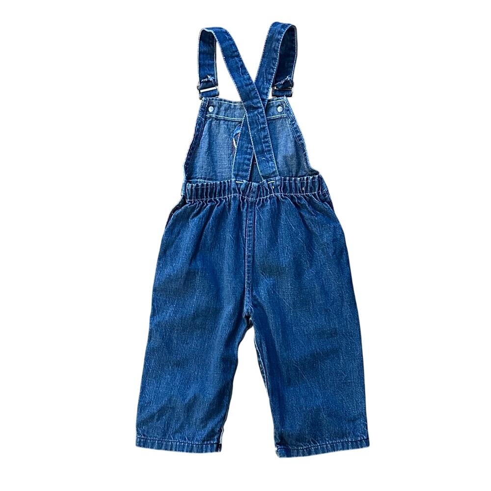 Vintage Made in USA 24 Month Washington Dee Cee Denim Bib Overall Hot air ballon - Picture 7 of 9
